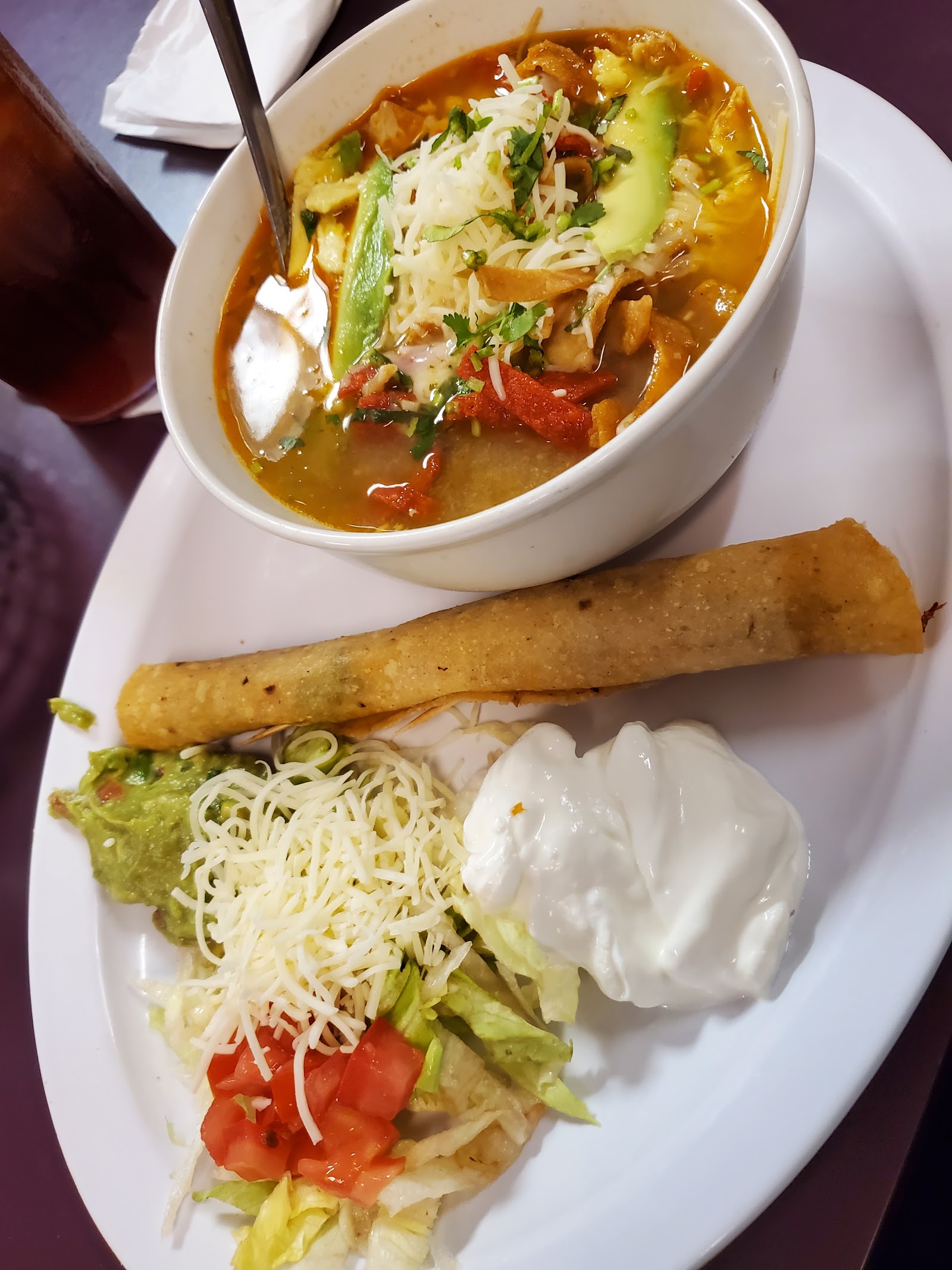 Viva Mexico Restaurant plate
